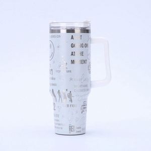 2024 New Design Promotional <b>Cheap</b> 304 Stainless Steel Thermos Car Cup for Cold Drinks Cup 40oz with Handle - Product Image 2