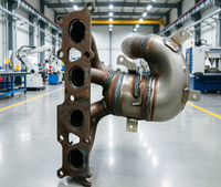 Convertisseur catalytique 3 voies haute performance - Ajustement universel, acier inoxydable, compatible Euro 4/5, installation facile pour la plupart des véhicules
