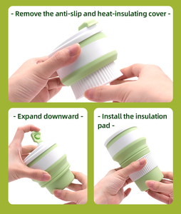 OEM ODM Eco-Friendly Waterproof 350ml Foldable Portable Travel Pet Puppy Dog Water Drinking Bowl <b>Dispenser</b> <b>Bottle</b> - Product Image 6