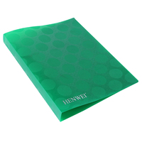 Carpeta de archivo de documentos personalizada A4 PP 2 agujeros 2 anillos Producto de archivo de plástico para negocios de oficina