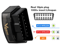 Vgate ICar Pro OBD2 ELM327 compatible BT 4.0 ICar2 pour Android/iOS, outil de diagnostic automobile ODB2, scanner OBD 2 Elm 327