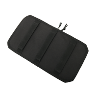Organisateur de pare-soleil de voiture tactique Molle avec pochette de rangement zippée et pince à lunettes, panneau Molle compatible avec la plupart des véhicules/camions