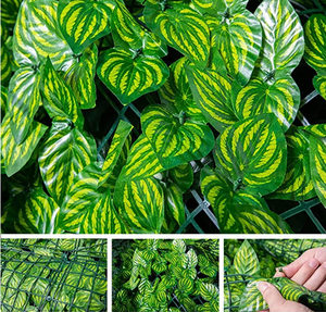Mur réaliste de toile de fond d'herbe de jardin en plastique pour clôture de jardin intérieure et extérieure - Product Image 5