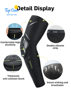 Top One Flexible Sports Gear Honeycomb Coderas para baloncesto Voleibol Protector a prueba de choques para deportes de primavera - Product Image 5