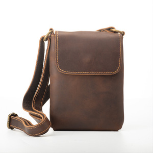 Nuovo arrivo borsa Messenger a tracolla in <span class=keywords><strong>pelle</strong></span> di mucca pieno fiore artigianale in vera <span class=keywords><strong>pelle</strong></span> vera e propria borsa a tracolla semplice - Product Image 4