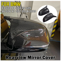 Convient pour BMW X3 G01 X4 G02 X5 G05 X6 G06 X7 G07 2018-2020, coque de rétroviseur style M, noir, look X3M, accessoires extérieurs