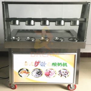 <span class=keywords><strong>Mini</strong></span> machine à glaces roulées à froid avec plateau en marbre - Product Image 4