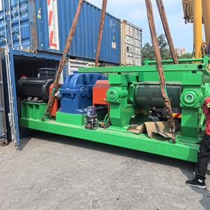 China Professional Manufacturer Rubber Crusher <strong>Tire</strong> Recycling <strong>Machine</strong> XKP-610 <strong>Tire</strong> Cracker Mill for Rubber Powder - Product Image 1