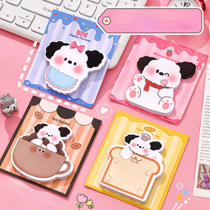 Novedades Papeleria Cute <span class=keywords><strong>Dog</strong></span> <span class=keywords><strong>Sticky</strong></span> <span class=keywords><strong>Notes</strong></span> Kawaii <span class=keywords><strong>Sticky</strong></span> <span class=keywords><strong>Notes</strong></span> Estudiante Papelería Mensajes en forma de nota adhesiva - Product Image 2