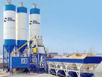 Ligne de production de béton haute performance fabriquée en Chine avec pompe et moteur PLC, capacité de 60-240 m³/h, centrale à béton