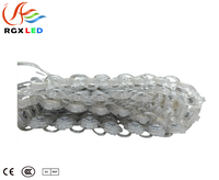 Écran LED transparent à grille P31.25-41mm pour intérieur/extérieur, résolution 8K, garantie 2 ans, affichage maillé sans installation pour grands espaces