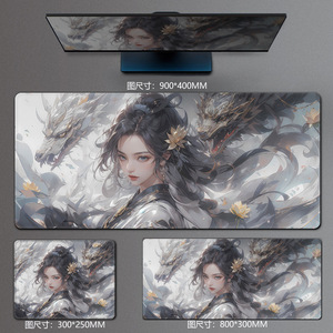 Vigreat Bureau de jeu personnalisé ergonomique grand ordinateur portable chat noir par sublimation drôle Gamer tapis de <span class=keywords><strong>souris</strong></span> Anime personnalisé avec <span class=keywords><strong>repose</strong></span>-<span class=keywords><strong>poignet</strong></span> - Product Image 5