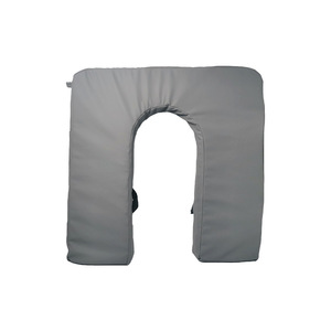 Cojín de fibra de aire gris de firmeza media para ancianos postrados en cama, silla de ruedas o inodoro con orificio - Product Image 1