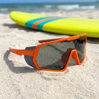 Lunettes de soleil polarisées OEM unisexes avec verres PC UV400, protections latérales amovibles, monture intégrale NAISHA J238 pour le cyclisme, les sports de plein air et la pêche