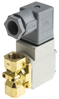 Vanne solénoïde pneumatique VX212EGAXB 2/2, 2 canaux, solénoïde/ressort, interface G, débit maximal 900L/min, série VX 24V DC