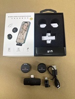 Microphone Lavalier Magnétique Sans Fil M1 pour Téléphone, Caméra, Live, Vlog YouTube, Micro Clip