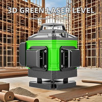 Certifié FCC & CE Qualité Professionnelle Intérieur/Extérieur Manuel/Automatique 16 Lignes Laser Vertes 360 Niveaux 2D/3D Qualité Industrielle