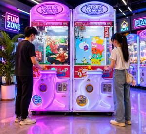Máquina recreativa de grúa de garras reacondicionada, operada con monedas, equipo de juego de redención de premios para centros de entretenimiento familiar - Product Image 3