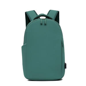 Sac à dos d'ordinateur de loisirs haut de gamme avec logo personnalisé, antivol, en nylon imperméable, sac d'école, sac à dos pour ordinateur portable avec USB - Product Image 2