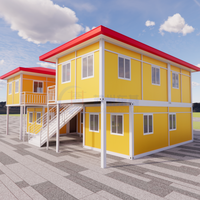 Vente de maisons préfabriquées modulaires de luxe, design jaune personnalisé, pour bureaux universitaires, bâtiments en conteneurs, Oficina Plegable