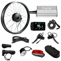 Kit de conversion VAE 48V 1000W pour pneus larges, roue libre arrière filetée, moteur moyeu LCD3, 20x4 26x4, 1000 Watts 1KW, pour VAE 20 et 26 pouces