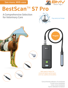 Portable USB Ecografo <span class=keywords><strong>Echographie</strong></span> BVMS S7Pro pour animaux de ferme vache bétail équin chèvre-Instrument vétérinaire pour test de <span class=keywords><strong>grossesse</strong></span> - Product Image 5
