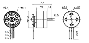 Motor sin escobillas de alta potencia de 1105, <span class=keywords><strong>para</strong></span> aeromodels y aviones de control remoto - Product Image 5