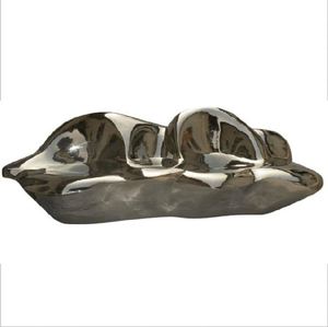 Sculpture Moderne Grande en Bronze et Cuivre pour Jardin, Statue Abstraite Commémorative Henry Moore pour Extérieur - Product Image 6