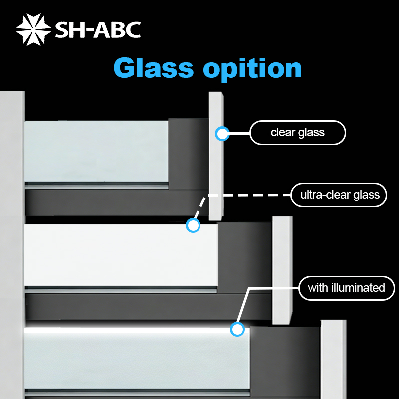 Ultra Slim Glass Drawer Box System