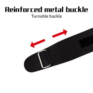 Hochwertige verstellbare Polyester-Taillen stütz gurte EVA-Metalls chnalle Flexibler Fitness gürtel zum Gewichtheben - Product Image 3