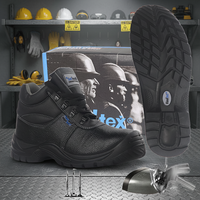 Chaussures de sécurité en cuir Vaultex, vente directe, antidérapantes, bottes de travail, semelle PVC, chaussures de sécurité.