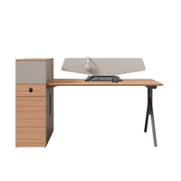Postes de travail de bureau commerciaux modernes de qualité supérieure, durables, personnalisés, en bois, mobilier de personnel, postes de travail modulaires en cubicles