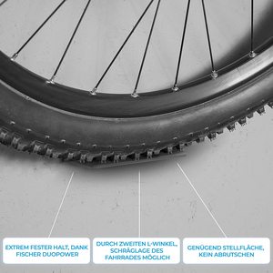 Suspensión de pedal de pared para bicicleta con ángulo de soporte y almohadillas de protección de pared Soporte de pared para bicicleta - Product Image 3
