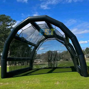 Arrêt arrière gonflable professionnel de tortue pour la cour extérieure de filet de frappe de tente de cages de batteur de <span class=keywords><strong>golf</strong></span> de baseball pour des joueurs - Product Image 1