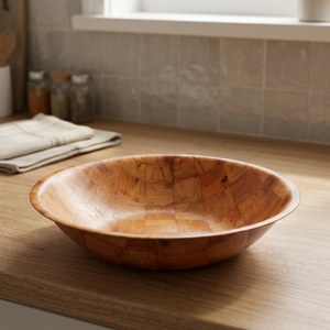 High Quality Eco-Friendly Polished Wood Vintage Salad Serving <b>Bowl</b> for <b>Party</b> Use BS INTERNATIONAL - Product Image 1