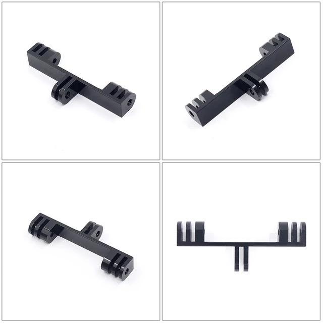 Hongdak Wholesale 9cm ABS Double Head Bracket Holder Bridge Connector Accessories for Gopro Hero 13 12 11 10 9 8