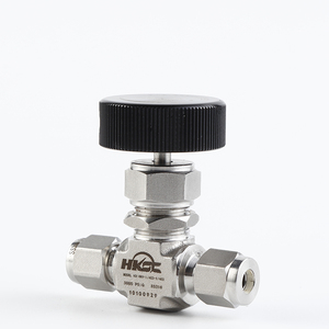 HNV Stainless Steel Male Thread Needle Valve/ Integral <b>Bonnet</b> Double Ferrules Needle Valve - Product Image 2