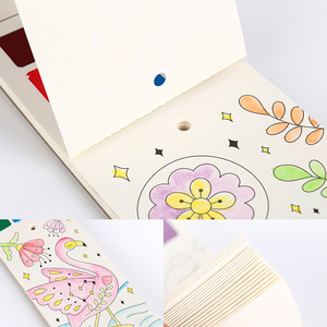 Dream Forest designs Pocket painting BOOK, no mess 25 fogli water color patterns book con art brush for Girls Kids Toddle - Product Image 3