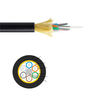 24/32/48/60 Core ADSS Chaquetas dobles <span class=keywords><strong>50</strong></span>/80/120/150 <span class=keywords><strong>Metros</strong></span> <span class=keywords><strong>Cable</strong></span> de <span class=keywords><strong>fibra</strong></span> óptica aérea para exteriores de corto alcance - Product Image 1