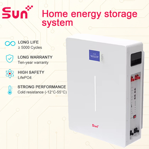 แบตเตอรี่ติดผนัง 51.2V 100Ah |   ระบบกักเก็บพลังงานแสงอาทิตย์ 5.12 กิโลวัตต์ชั่วโมง | |   อายุการใช้งาน 10 ปี |   มากกว่า 5000 รอบการใช้งาน |   ดีไซน์กะทัดรัด | - Product Image 2