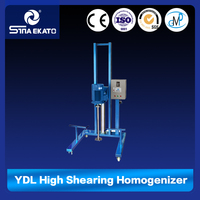 YDL Portable 220V pneumatique levage homogénéisateur à cisaillement élevé mélangeur d'agitateur en acier inoxydable pour moteur de noyau de produits chimiques alimentaires liquides