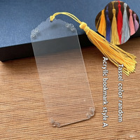 Vente en gros d'attaches en acrylique transparentes personnalisées, écologiques, durables, avec pompons, imprimables par sublimation, pour l'artisanat DIY