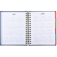 OEM Custom Colour ful Spiral Office Monatlicher Wochen planer Tagebuch Notizbuch Agenda für Frauen