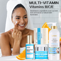 Kit de Soins Visage au Curcuma et Cactus Marque Blanche, Hydratant, Éclaircissant, Anti-Âge, Nourrissant en Profondeur, à la Vitamine C, pour Peaux Foncées - Meilleures Ventes