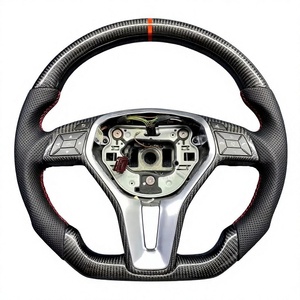 Volante Personalizado de Fibra de Carbono Real para Mercedes-Benz Clase E W213 S213 2017 2018 2019 2020 2021 <span class=keywords><strong>2022</strong></span> 2023 E300 E350 - Product Image 1