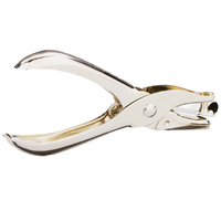 Pince poinçonneuse manuelle à trou unique Mini poinçonneuse de papier métrique 3mm 6mm papeterie bricolage acier de qualité ESD-Safe OEM personnalisé