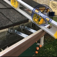 Accessoires de construction : Supports dissimulés en aluminium sans soudure de 5 pouces pour gouttières de pluie