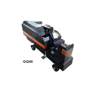 Máquina De Corte Automática De Vergalhão 25 Mm GQ45 3kw Máquina De Corte De Vergalhão Cortador De Barra De Aço