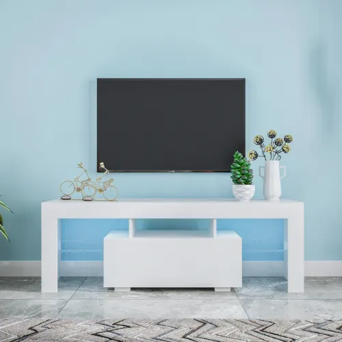 Europese Stijl Woonkamer Meubels Led Nieuwste Design Tv Kast Design Houten Tafel Tv-Eenheid Design Mount Minimalistische Tv-Standaard