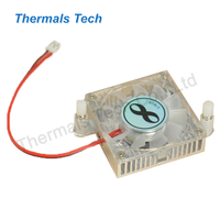 Disipador de Calor para CPU North Bridge de 40*40*12 mm con Ventilador y Distancia entre Orificios de 55 mm